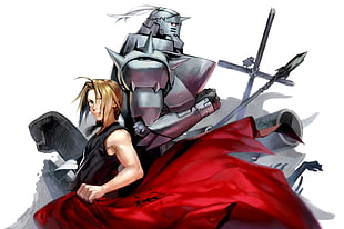Edward and Alphonse Elric Fullmetal Alchemist, Full Metal Alchemist, anime, Elric Edward, Elric Alphonse HD wallpaper