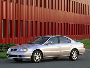 silver Acura sedan