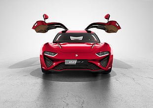 red Concept luxury car
