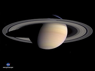 saturn planet wallpaper, space, Saturn, Cassini-Huygens, NASA HD wallpaper