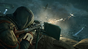 Assassin's Creed digital poster HD wallpaper