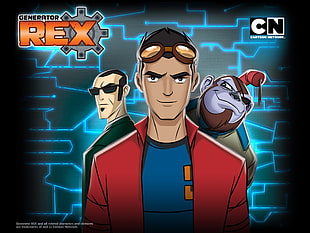 Rex digital wallpaper, TV, Cartoon Network, cartoon, generator rex