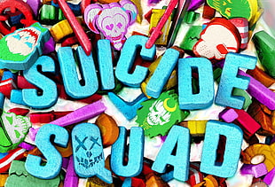 multicolored Suicide Squad digital wallpaper HD wallpaper