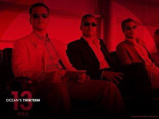 Ocean's Thirteen movie poster, Ocean's Thirteen, George Clooney, Matt Damon, Brad Pitt