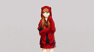 orange haired female anime character, Asuka Langley Soryu, Neon Genesis Evangelion HD wallpaper