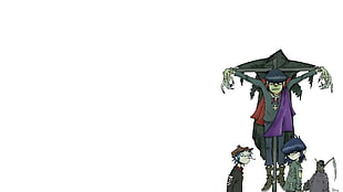 Korn wallpaper, Gorillaz, Murdoc Niccals, Russel Hobbs, 2-D