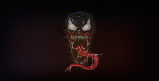 Venom illustration, artwork, Venom, Spider-Man HD wallpaper