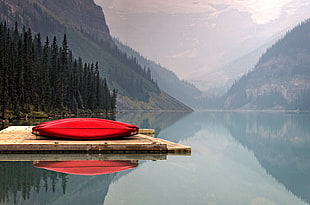 body of water, nature, water, trees, lake