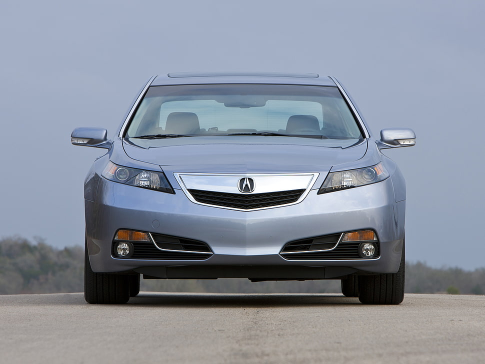 gray Acura car HD wallpaper