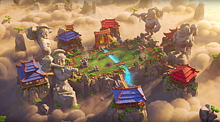 game dungeon mini map illustration, Arena 10, Hog Mountain, Clash Royale, Supercell HD wallpaper