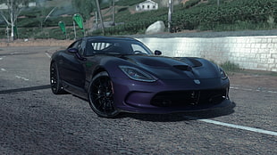 purple coupe, Driveclub, race cars HD wallpaper