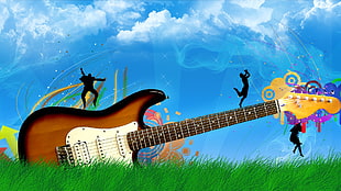 electric guitar wallpaper HD wallpaper