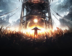 game application poster, Frostpunk, Strategy, City builder HD wallpaper