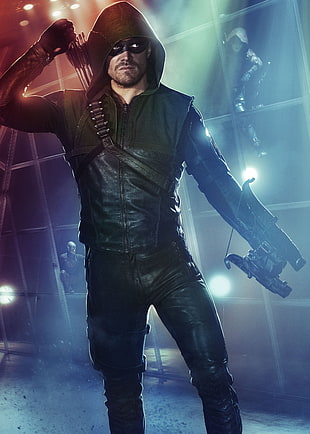 DC Arrow poster, Arrow, DC Comics, TV, Stephen Amell HD wallpaper