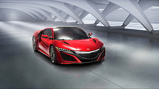 red Lexus coupe, Acura NSX, car HD wallpaper