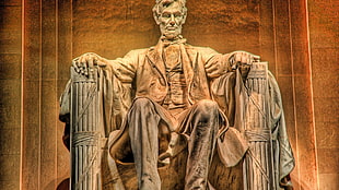 Abraham Lincoln statue HD wallpaper