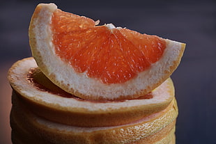 sliced lemon, Grapefruit, Citrus, Sliced