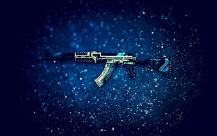 brown and black assault rifle, Counter-Strike: Global Offensive, Counter-Strike HD wallpaper