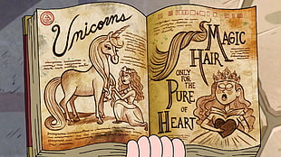 Unicrons book illustration, Gravity Falls, unicorns HD wallpaper