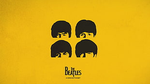 The Beatles poster, The Beatles, minimalism HD wallpaper