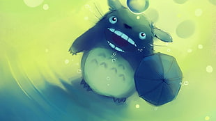 Totoro illustration HD wallpaper