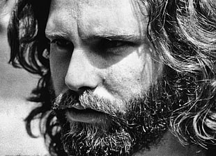 man's face, The Doors, Jim Morrison, music, rock music HD wallpaper