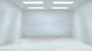 white wooden 2-layer shelf, room, minimalism HD wallpaper