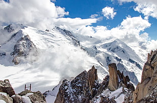 snow covered mountain