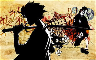 Samurai illustration, Samurai Champloo, anime, Mugen, Jin HD wallpaper