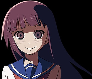 girl anime character smiling HD wallpaper