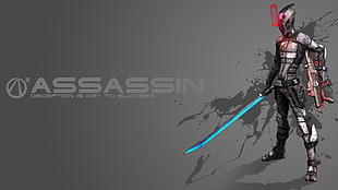 assassin illustration, Borderlands, Borderlands 2, vault hunters, video games