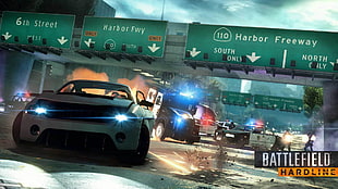 Battlefield Hardline cover, Battlefield Hardline, Battlefield, video games, dice HD wallpaper