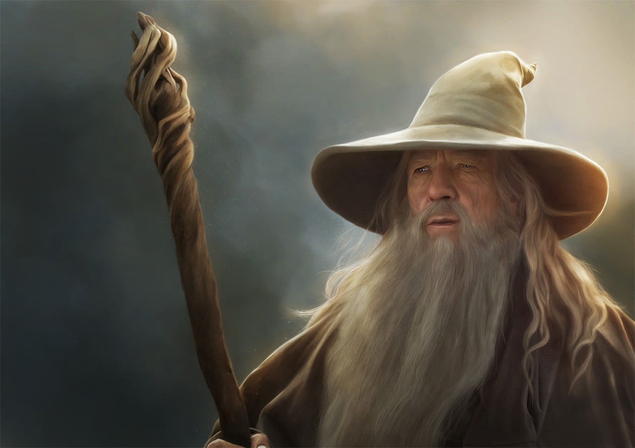 Lord of the Rings Gandalf the Gray wallpaper, The Lord of the Rings,  Gandalf, staff, wizard HD wallpaper | Wallpaper Flare