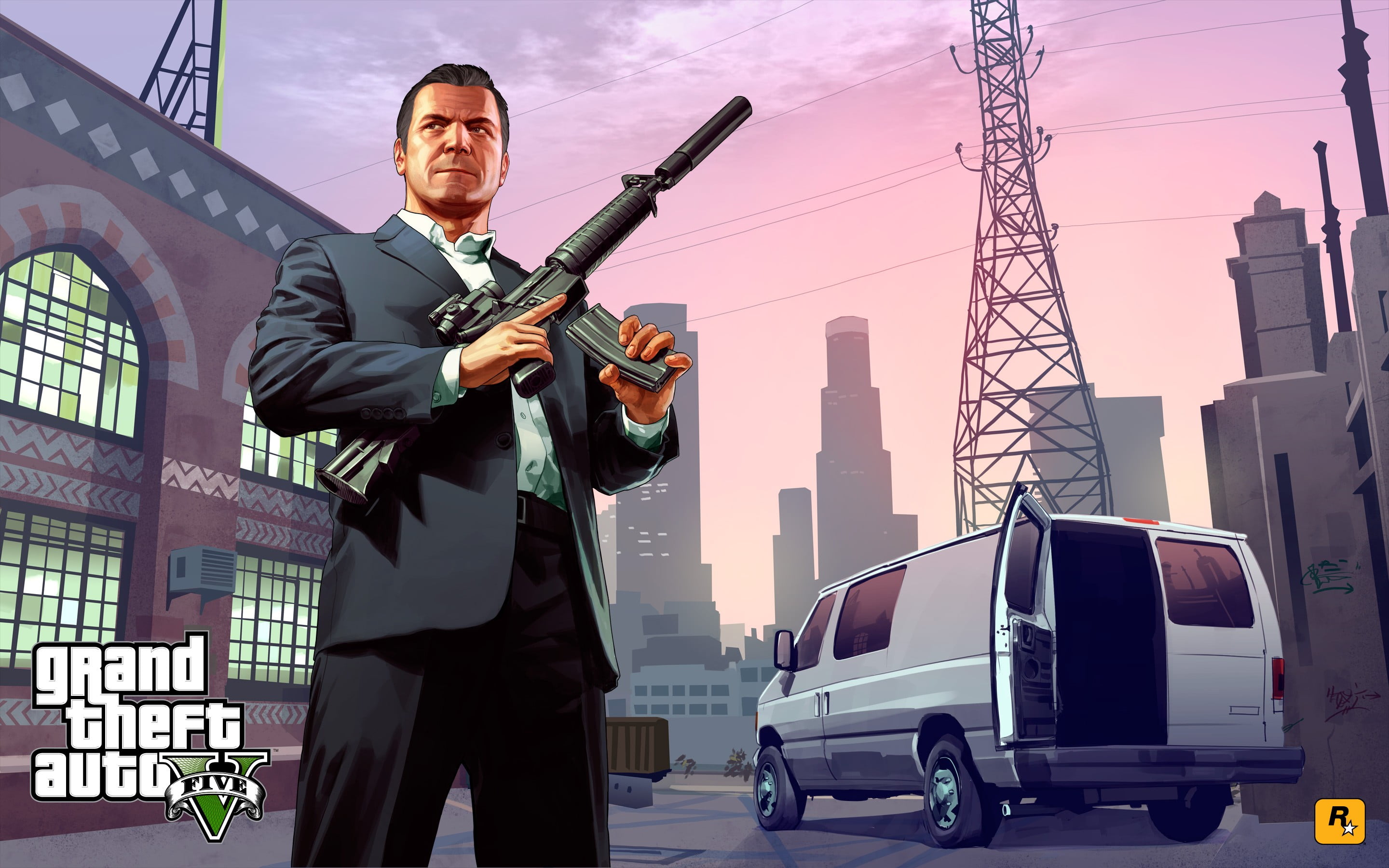 Grand Theft Auto 5 Digital Wallpaper Grand Theft Auto V Grand Theft