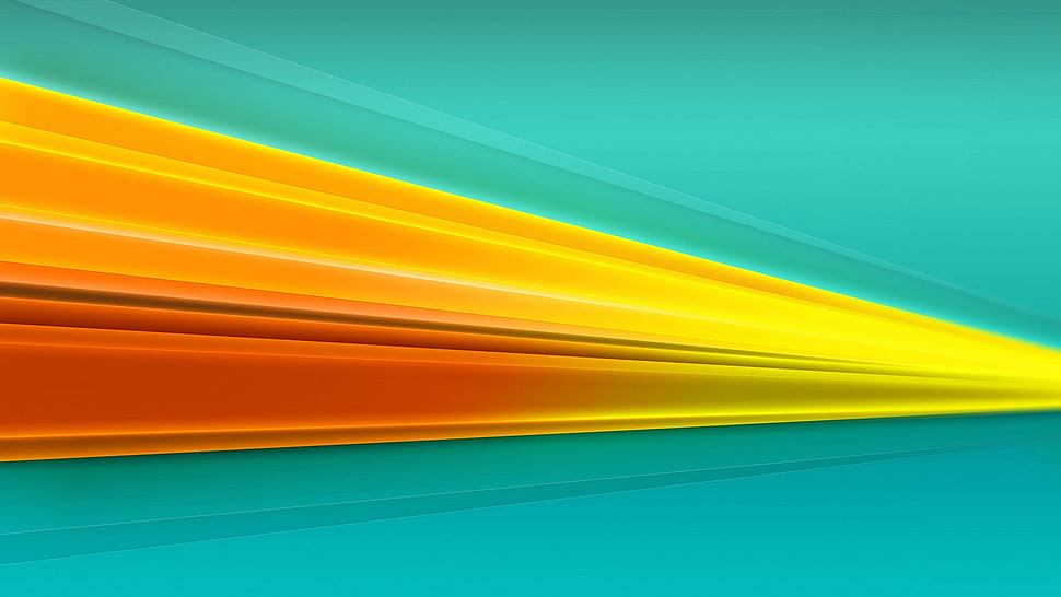 Teal and yellow graphic illustration HD wallpaper | Wallpaper Flare