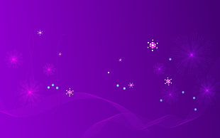 snowflakes and star digital wallpaper HD wallpaper