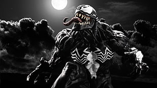 Venom illustration HD wallpaper