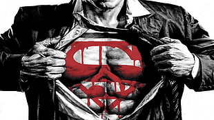 Superman digital wallpaper, Superman, fantasy art, drawing, DC Comics