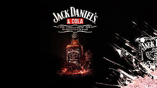Jack Daniel's bottle, Jack Daniel's, minimalism, alcohol HD wallpaper