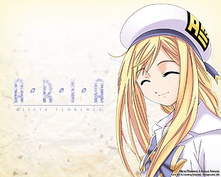 yellow haired anime character HD wallpaper