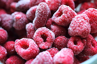 frozen raspberry