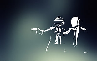 Pulp Finction illustration, Daft Punk, Pulp Fiction