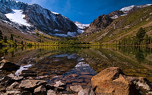 brown stone, landscape, nature