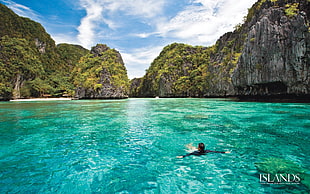 rippling body of water, nature, landscape, island, sea