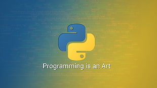 Programming is an Art text, code, python, computer, Python (programming) HD wallpaper