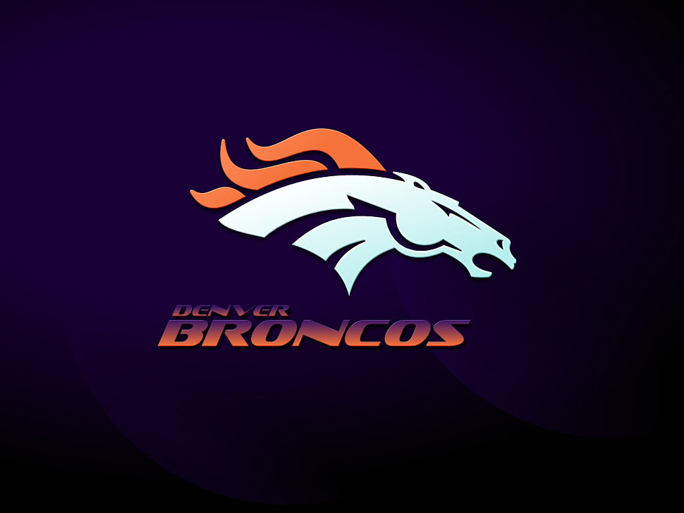 Denver Broncos logo HD wallpaper