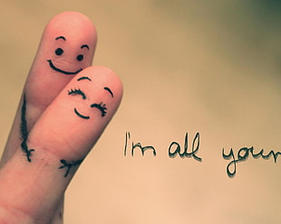 I'm All Yours text HD wallpaper