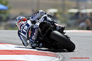 black sports bike, Ben Spies, Moto GP, motorcycle