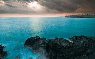 Rocks,  Coast,  Azure,  Sky