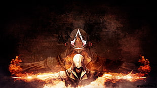 Assassin's creed illustration HD wallpaper